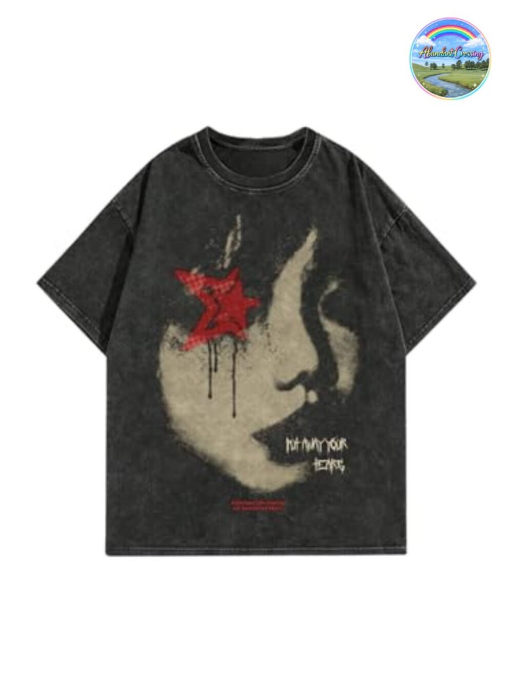 Men's Graphic Oversized Short Sleeve Crew Neck Tee Shirt